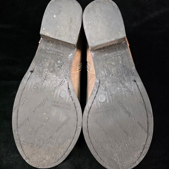 Antelope Gray Leather Boots sz 41 (US-10) - Picture 10 of 13